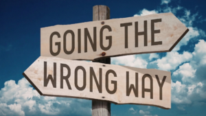 Going the Wrong Way